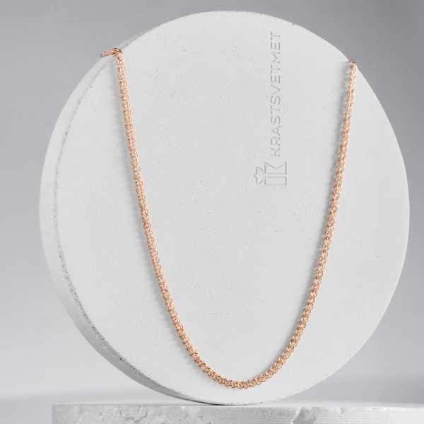 Цепь из красного золота 585, плетение «Нонна»